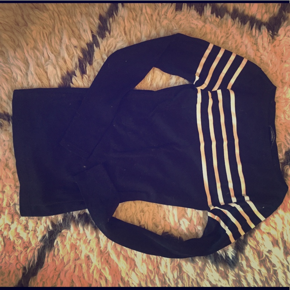 Ralph Lauren striped sweater.